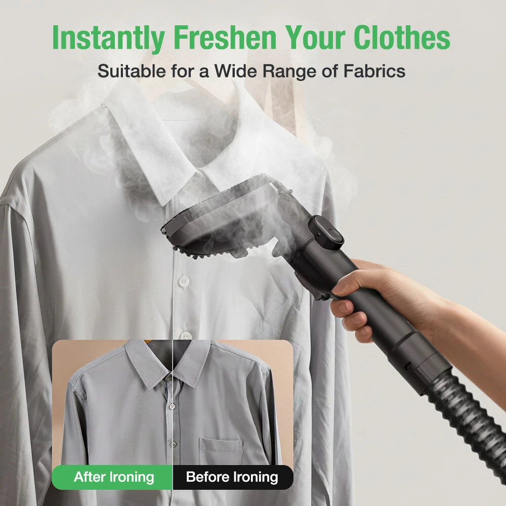 [EU Direct] BlitzHome® BH-C688C 1800W Steam Carpet Cleaner, 17KPa Strong Suction, Dual Water Tank, 1100ML Clean Water & 1200ML Dirty Water Tank, Multipurpose Upholstery & Carpet Cleaning Machine