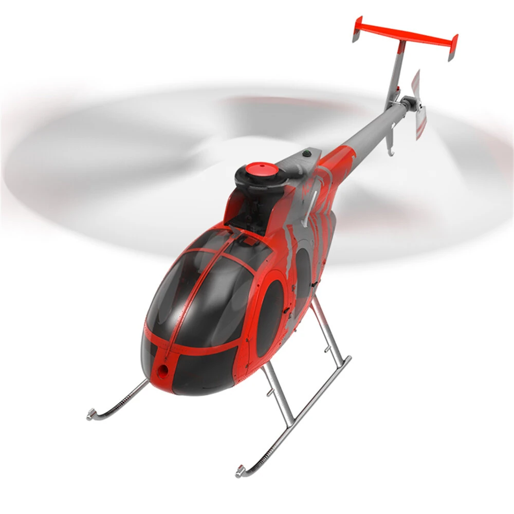 Eachine E220S MD500 2.4G 9CH GPS Optical Flow Localization TOF LiDAR Altitude Hold Dual Brushless Motor 1:16 Scale Flybarless RC Helicopter RTF