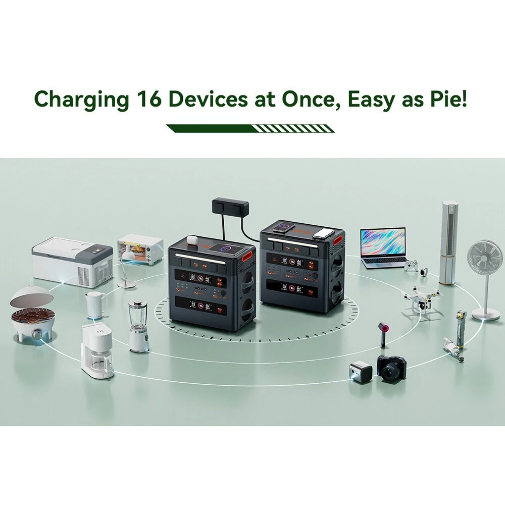 [EU Direct] Oscal BP2400 Pro Portable Power Station 2016Wh LiFePO4 External Battery For Powermax 2400 Pro, PM2400 Pro