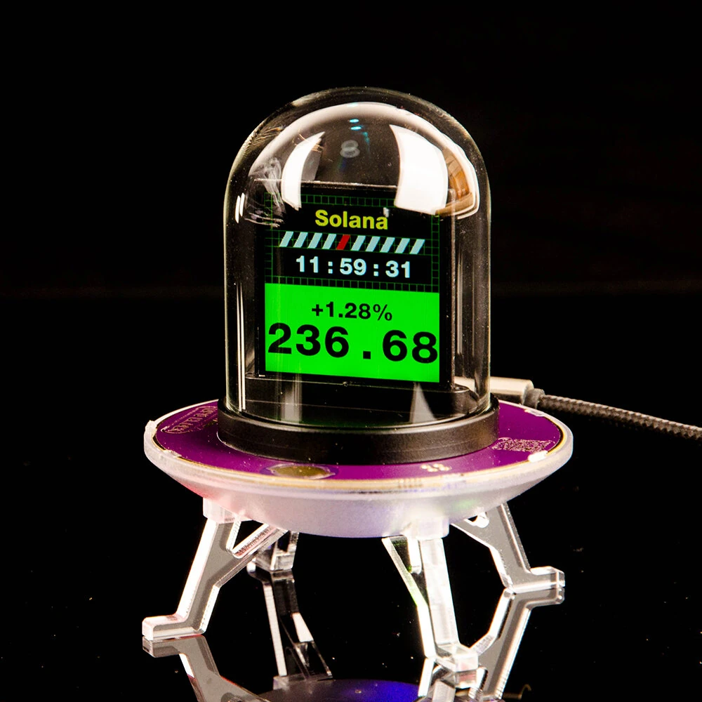 UFO-CLOCK Creative Weather Clock LED Display Multi-function UFO-CLOCK Creative Weather Stock Exchange Rate Clock