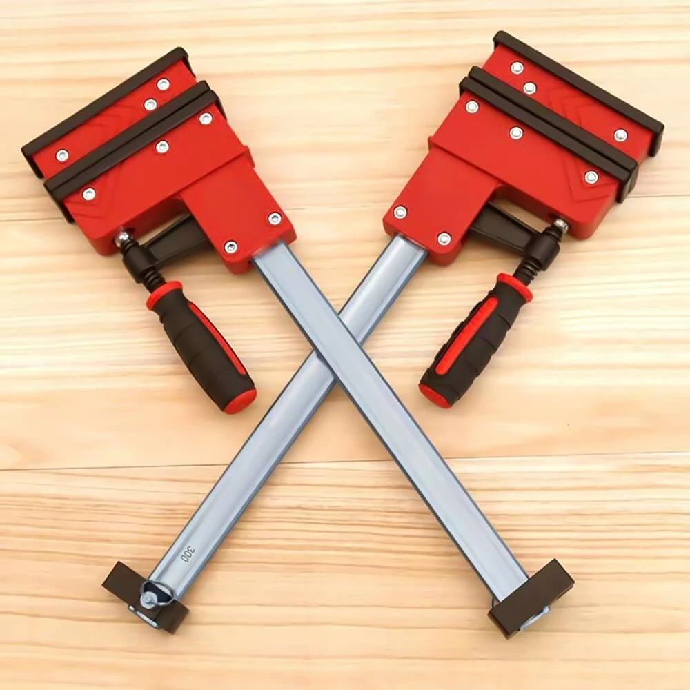 2PCS 16-Inch Heavy-Duty Parallel Clamps, 700kg Clamping Force & 95mm Throat Depth, Quick-Change Bar Clamps for Woodworking and Metalworking