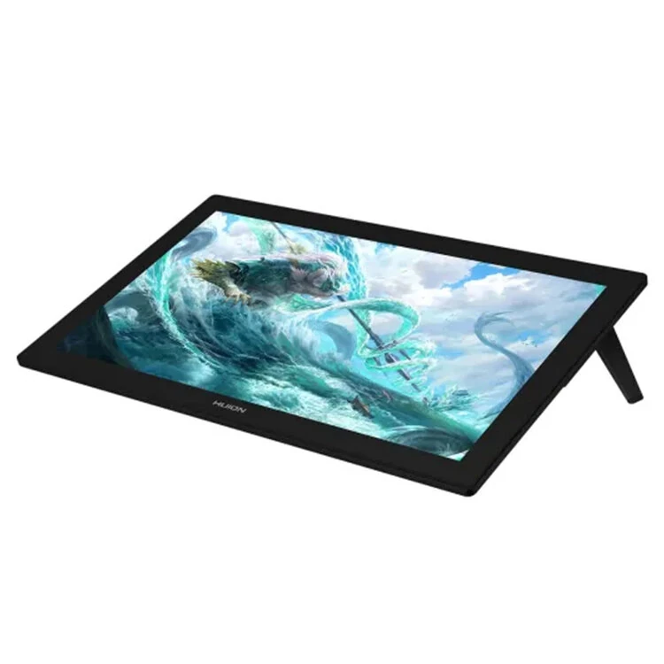HUION Kamvas Pro 24 4K Graphic Display Drawing Tablets with 23.8-inch IPS LCD Screen 140% sRGB 1200:1 Anti-Glare Glass Screen PenTech3.0 Dual USB HD/DP Type-C Interface Touch Panel Tablets
