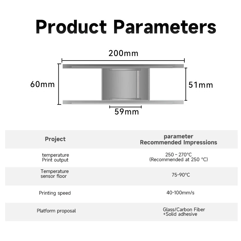 KINGROON PETG 3D Printer Filament 10kg 1.75mm White/Grey High Strength Easy to Print Eco-Friendly No Bubbles Smooth Printing High Precision