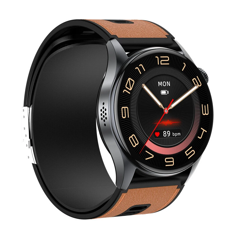 S200 1.56-inch AMOLED Display Murata Precision Piezoelectric Air Pump 4CH PD Optical Sensor ECG Heart Rate Blood Pressure Blood Oxygen Monitoring Body Composition Analysis Non-invasive Glucose Measurement NFC Function IP66 Waterproof Smart Watch