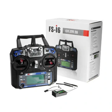 FlySky FS-i6 2.4G 6CH AFHDS RC Radio Transmitter With FS-iA6B Receiver for RC FPV Drone Engineering Vehicle Boat Robot