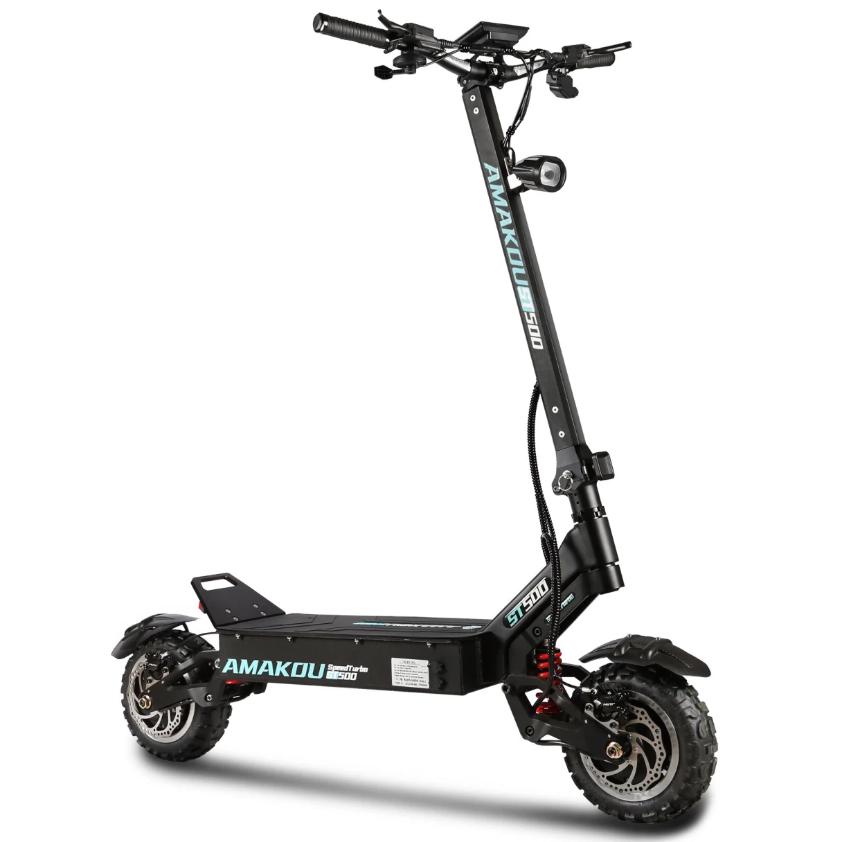 [EU Direct] AMAKOU ST500 Electric Scooter NFC Function 72V 40AH Battery 72V 4500W*2 Dual Motors Recommended Top Speed 25KM/H 11inch Off-road Tires 120KM Max Mileage 120KG Max Load Folding E-Scooter TOURSOR X7
