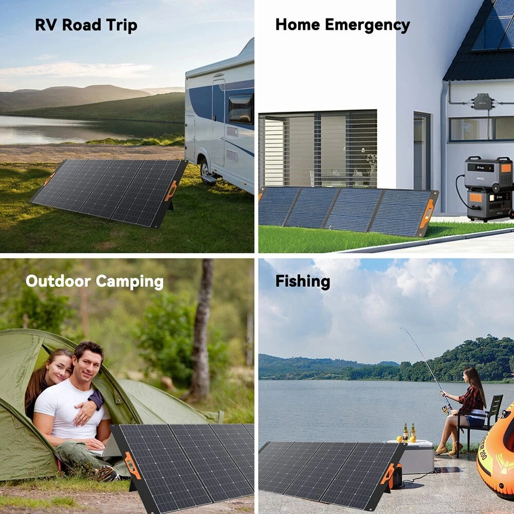 [EU Direct] Blackview Oscal PowerMax 3600 3600Wh LiFePO4 Battery Power Station+Blackview Oscal PM400 400W Foldable Solar Panel for Home Emergency