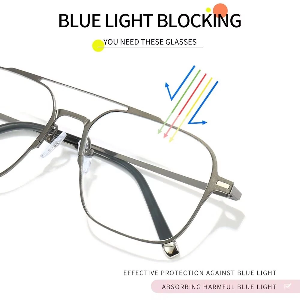 3 In 1 Magnetic Anti-blue Light Eyeglass with HD Polarized | Night Vision Lenses UV-resistant Lightweight Comfy Fashion Sunglasses