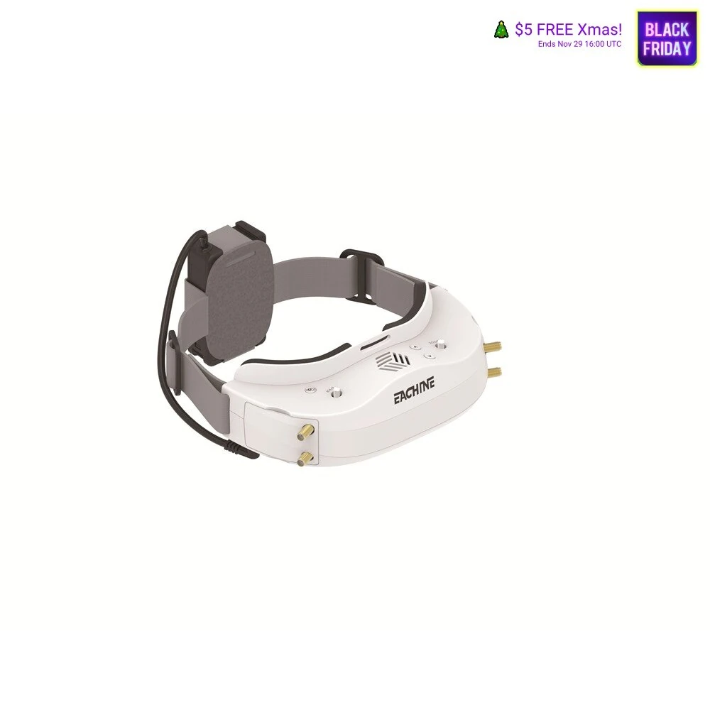 Eachine EV300D 5.8GHz 72CH 1280x960 Dual True Diversity FPV Goggles Built-in DVR Focal Length Adjustable With Chargeable Battery Case