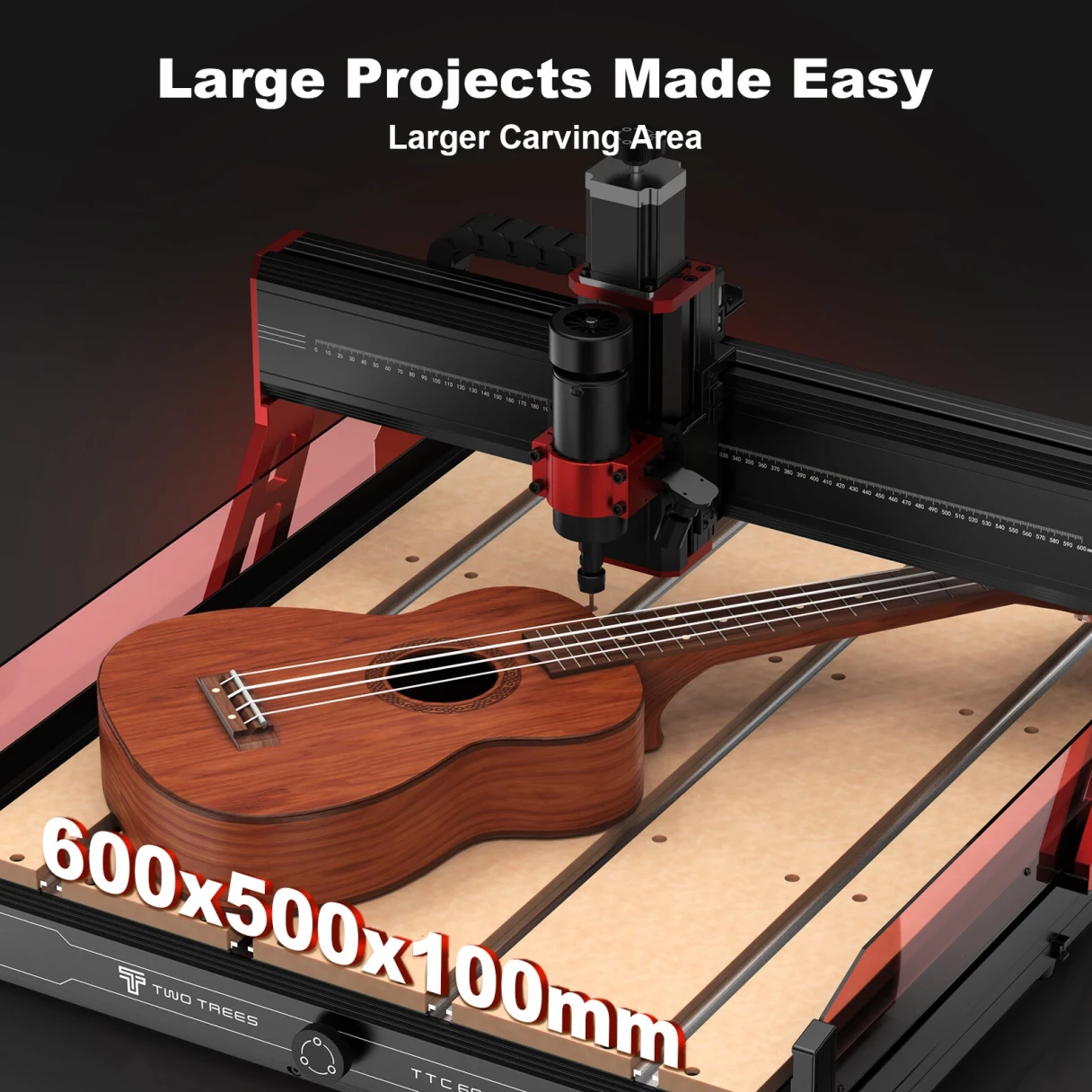 [EU Direct]TWO TREES TTC6050 CNC Router Engraving Machine + TWO TREES TC20W Laser Module