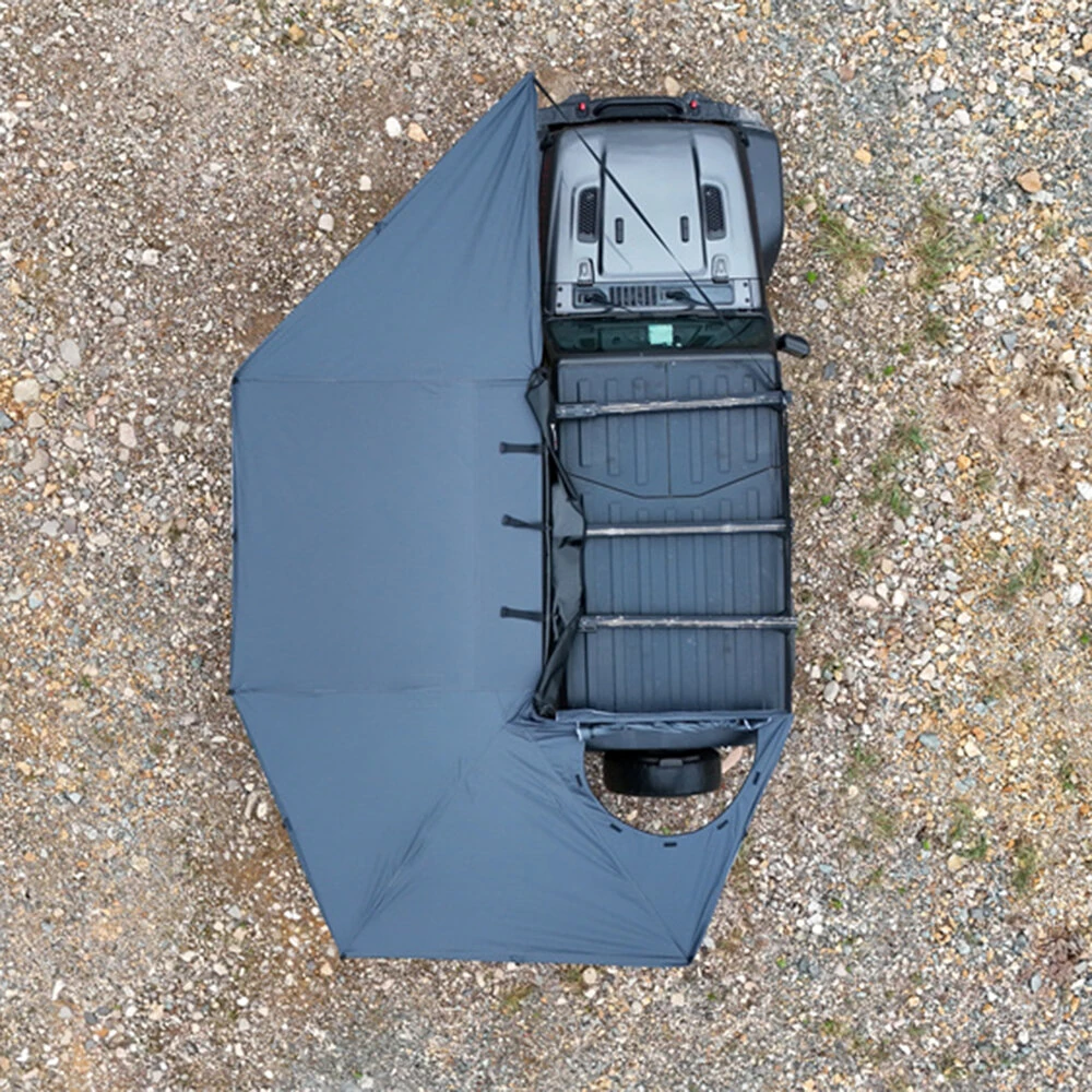 [DE Direct] APEXNOMAD 270Plus Freestanding Awning with LED Extended Left/Right Side 270 Car Awning Foldable Car Canopy Camper Tent Outdoor Side Portable Car Awning