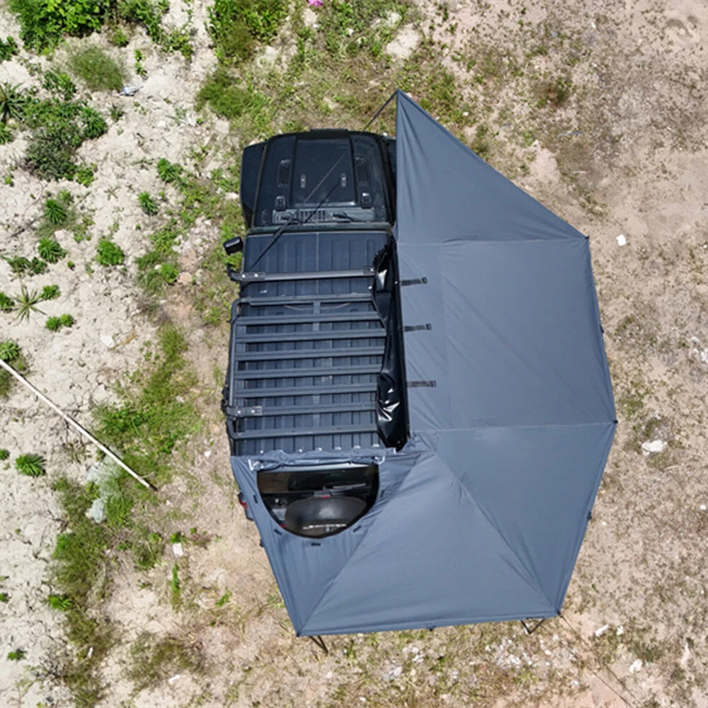 [DE Direct] APEXNOMAD 270Plus Freestanding Awning with LED Extended Left/Right Side 270 Car Awning Foldable Car Canopy Camper Tent Outdoor Side Portable Car Awning