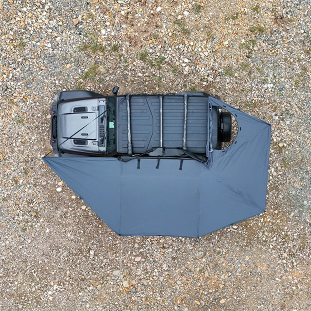 [DE Direct] APEXNOMAD 270Plus Freestanding Awning with LED Extended Left/Right Side 270 Car Awning Foldable Car Canopy Camper Tent Outdoor Side Portable Car Awning