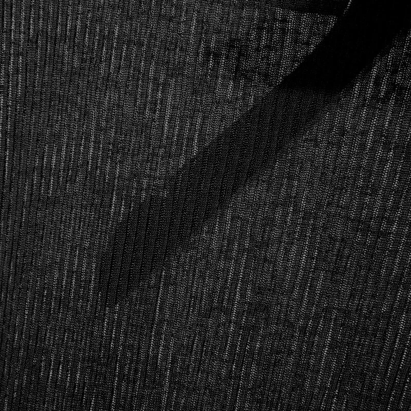 INCERUN Mens Relaxed Fit Hollow Knit Long Sleeve T-Shirt Soft Drape Fabric Slightly See-through Tshirt Top