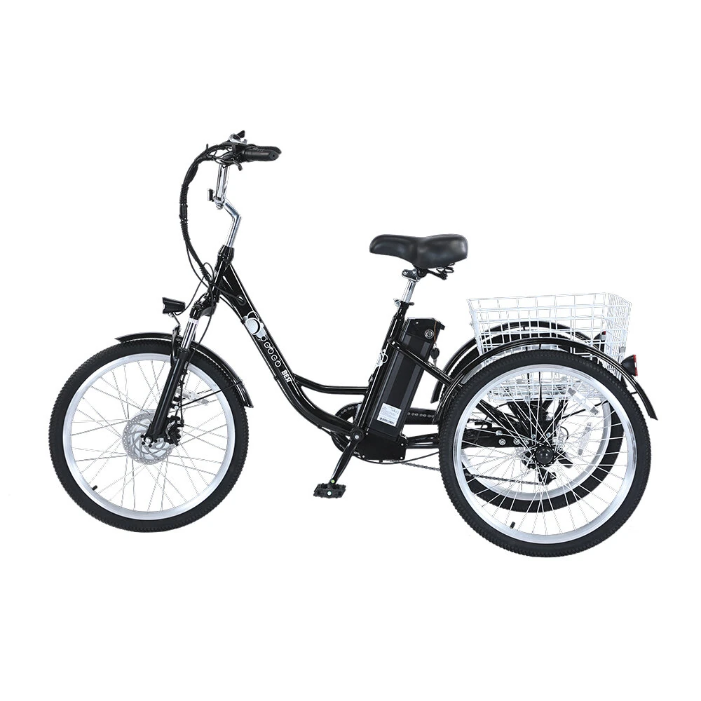 [EU DIRECT] GOGOBEST GF100 Electric Tricycle 36V 20AH Battery 350W Motor Recommended Top Speed 25KM/H 24inch 70KM Max Mileage 200KG Max Load Electric Tricycle