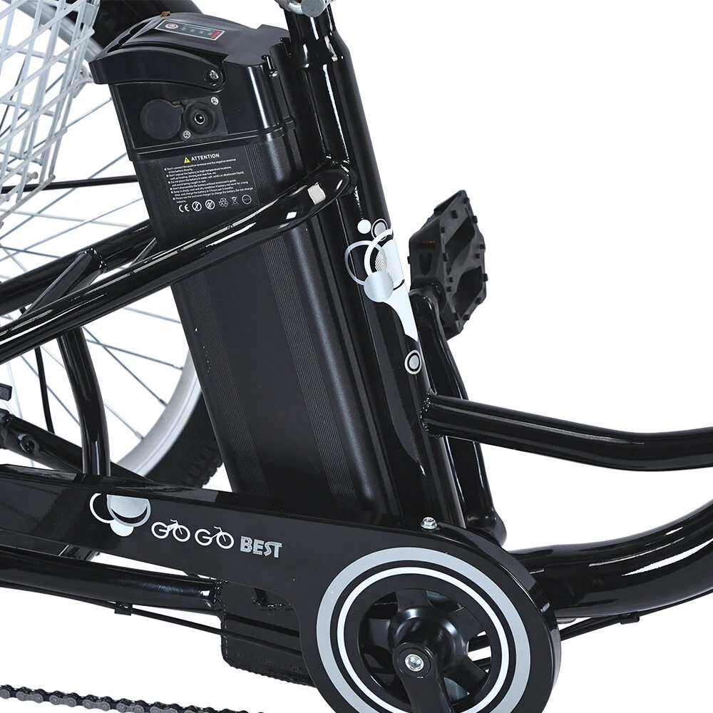 [EU DIRECT] GOGOBEST GF100 Electric Tricycle 36V 20AH Battery 350W Motor Recommended Top Speed 25KM/H 24inch 70KM Max Mileage 200KG Max Load Electric Tricycle