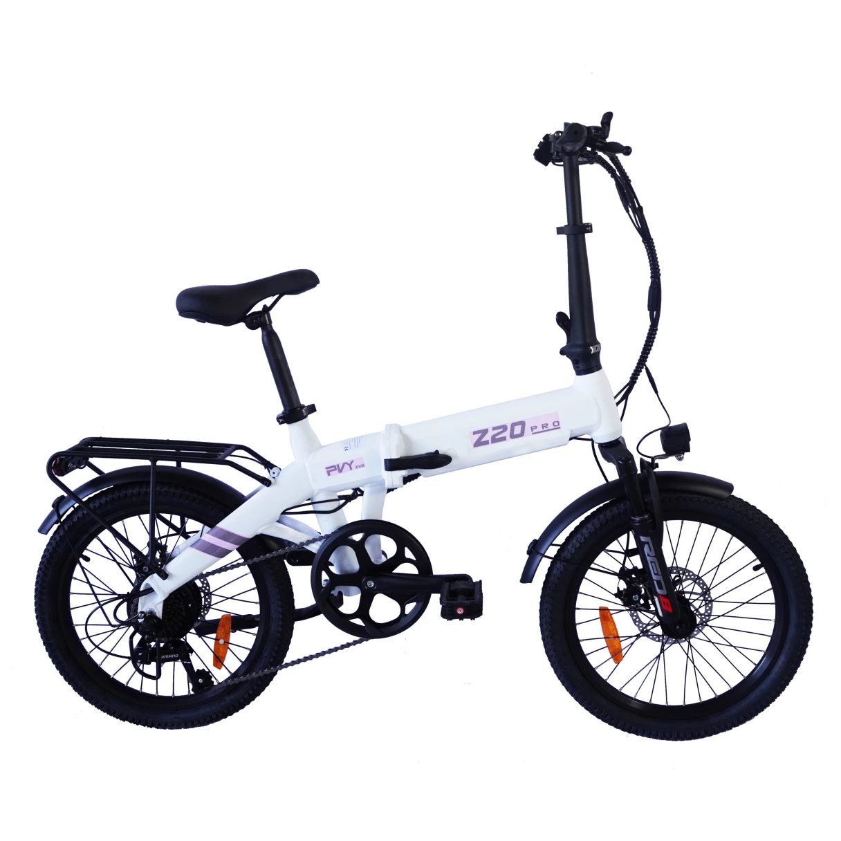 [EU Direct] PVY Z20 PRO EVO Electric Bike 36V 14.5AH Battery 250W Motor 20KM/H Max Speed 20inches Tires Torque Sensor 120KM Max Mileage 150KG Max Load Folding Electric Bicycle