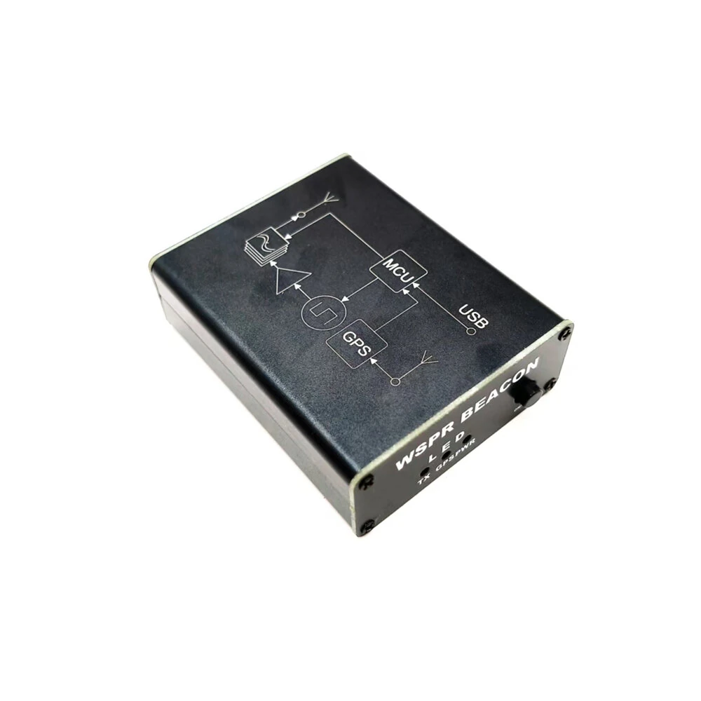 SI5351 WSPR Transmitter with TCXO and GPS for Stable Frequency Sync Auto QTH Locator 23dBm Output