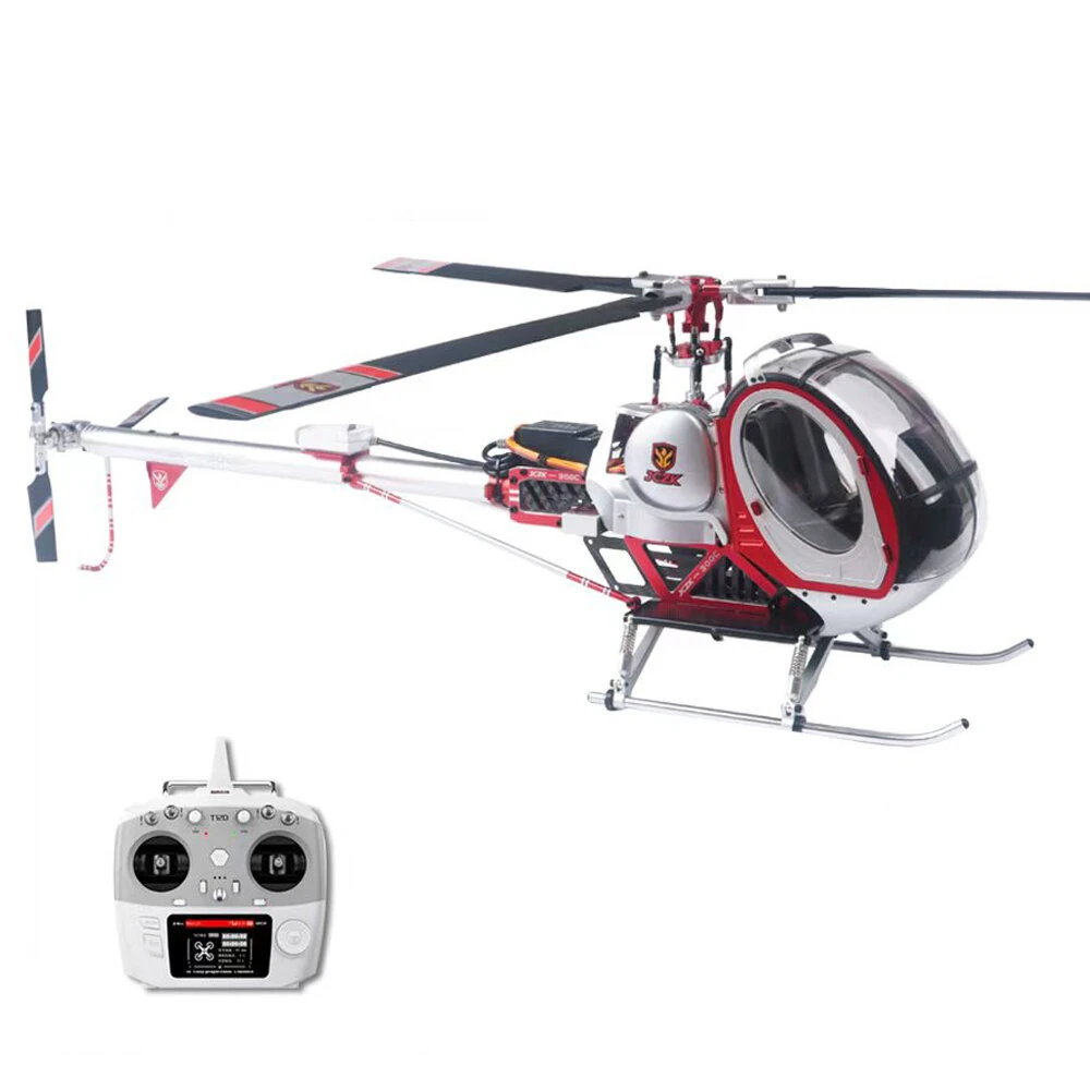 JCZK 300C PRO 470L DFC 6CH Schweizer Scale RC Helicopter RTF One-Key Return H1 PRO GPS Hover with AT9S PRO Transmitter