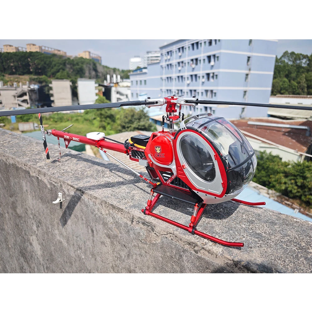 JCZK 300C PRO 470L DFC 6CH Schweizer Scale RC Helicopter RTF One-Key Return H1 PRO GPS Hover with AT9S PRO Transmitter