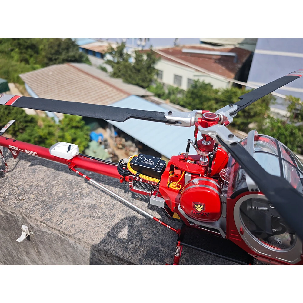 JCZK 300C PRO 470L DFC 6CH Schweizer Scale RC Helicopter RTF One-Key Return H1 PRO GPS Hover with AT9S PRO Transmitter
