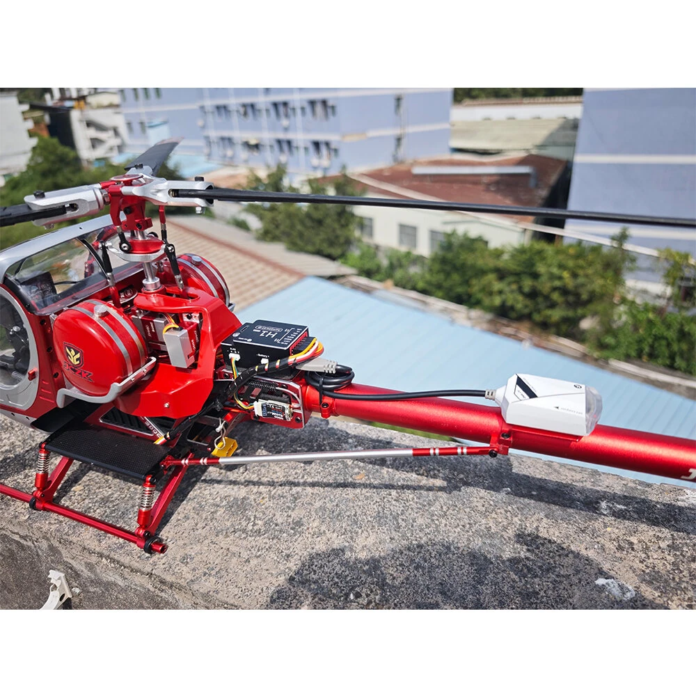 JCZK 300C PRO 470L DFC 6CH Schweizer Scale RC Helicopter RTF One-Key Return H1 PRO GPS Hover with AT9S PRO Transmitter