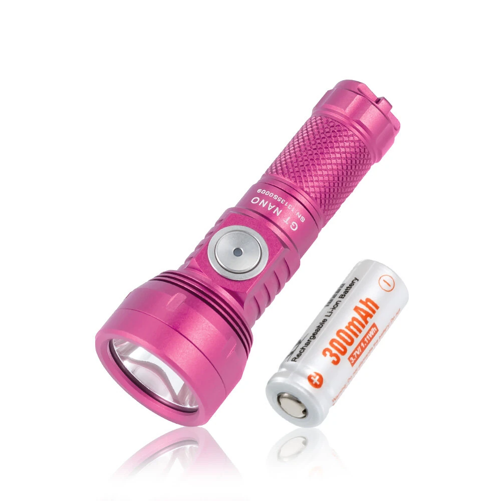 Lumintop GT NANO V3.1 405M 720LM EDC Thrower Flashlight With 10300 Battery Inner Waterproof Outdoor Long Range Mni LED Torch USB Type C Rechargeable LED Keychain Light