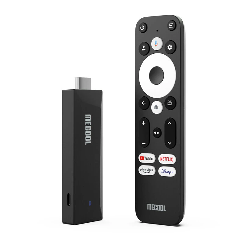 [Netflix Certified]MECOOL Mego1 4K GTV Stick 2+8G Realtek RTD1325 Quad-core Support 2.4G/5G Dual Band WiFi & bluetooth5.0 Android TV 12.0 Smart Streaming Player