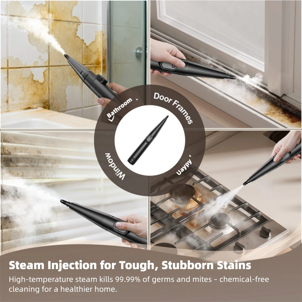 [EU Direct]INSE YISORA W08 1650W Steam Carpet Cleaner, 12000Pa Strong Suction, Dual Water Tanks, High-Temperature Spot & Upholstery Cleaner , teendow c6 max,for Home,Sofa, Mattress, Car Interior