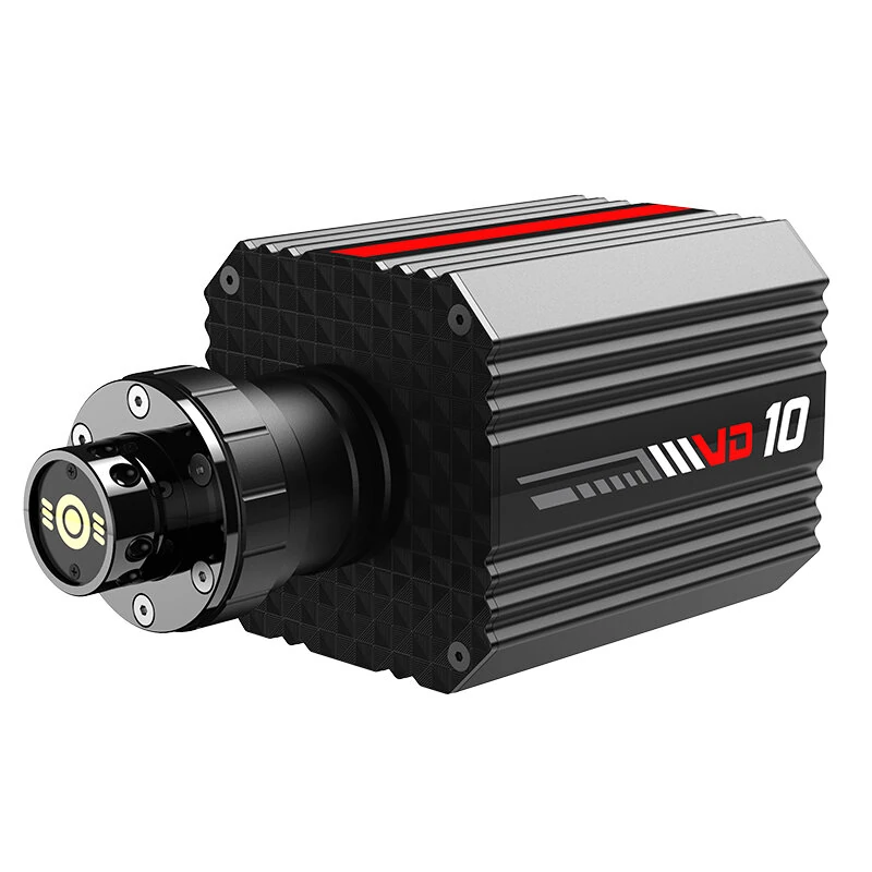 PXN VD10 Direct Drive Wheel Base/W DS R2 Gaming Racing Wheel Forces Feedback 10Nm Torque 24Bit Magnetic Encoder Low Inertia Servo Motor for Sim Racing PC Gaming