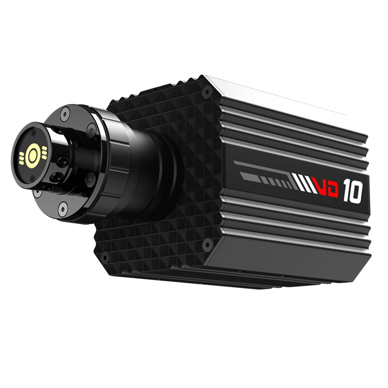 PXN VD10 Direct Drive Wheel Base/W DS R2 Gaming Racing Wheel Forces Feedback 10Nm Torque 24Bit Magnetic Encoder Low Inertia Servo Motor for Sim Racing PC Gaming