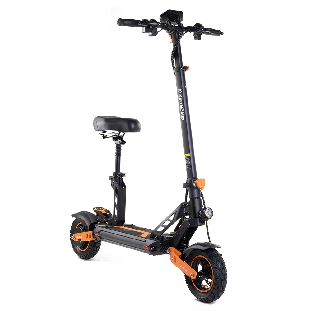[EU DIRECT] KuKirin G2 MAX Electric Scooter 20Ah 48V 1000W Recommended Top Speed 25KM/H 10in Folding Moped Electric Scooter 60-80KM Mileage Electric Scooter Max Load 120Kg