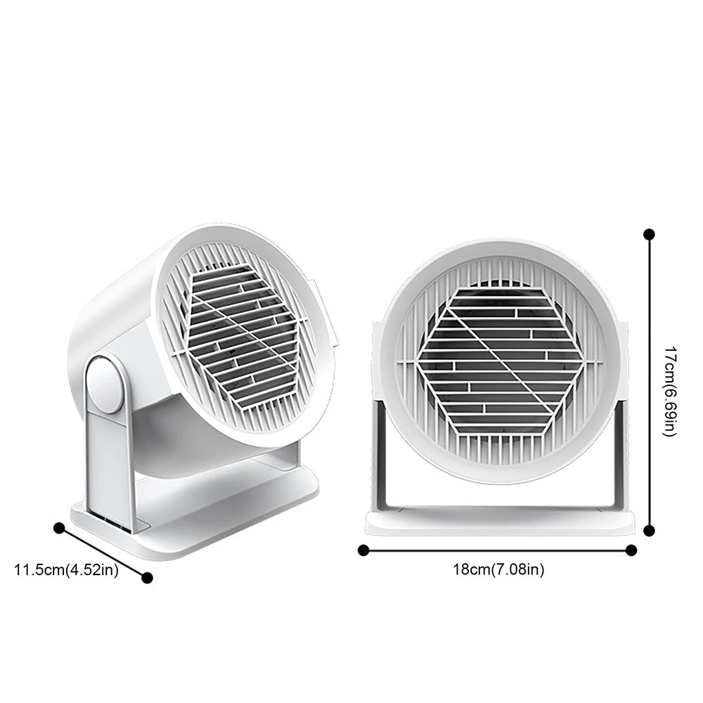 400W Portable Heater Fan Home Heater Heating Heater Shake Head Heater Household Small Electric Heater Desktop for Office Home