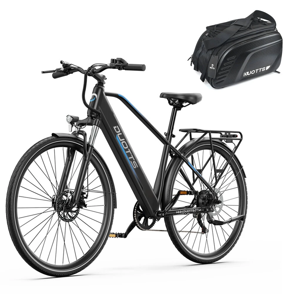 [EU Direct] DUOTTS C29 Lite Electric Bike 36V 13AH Battery 250W Motor Top Speed 25KM/H 27.5*2.25inch Tires 65KM Max Mileage 150KG Max Load Electric Bicycle