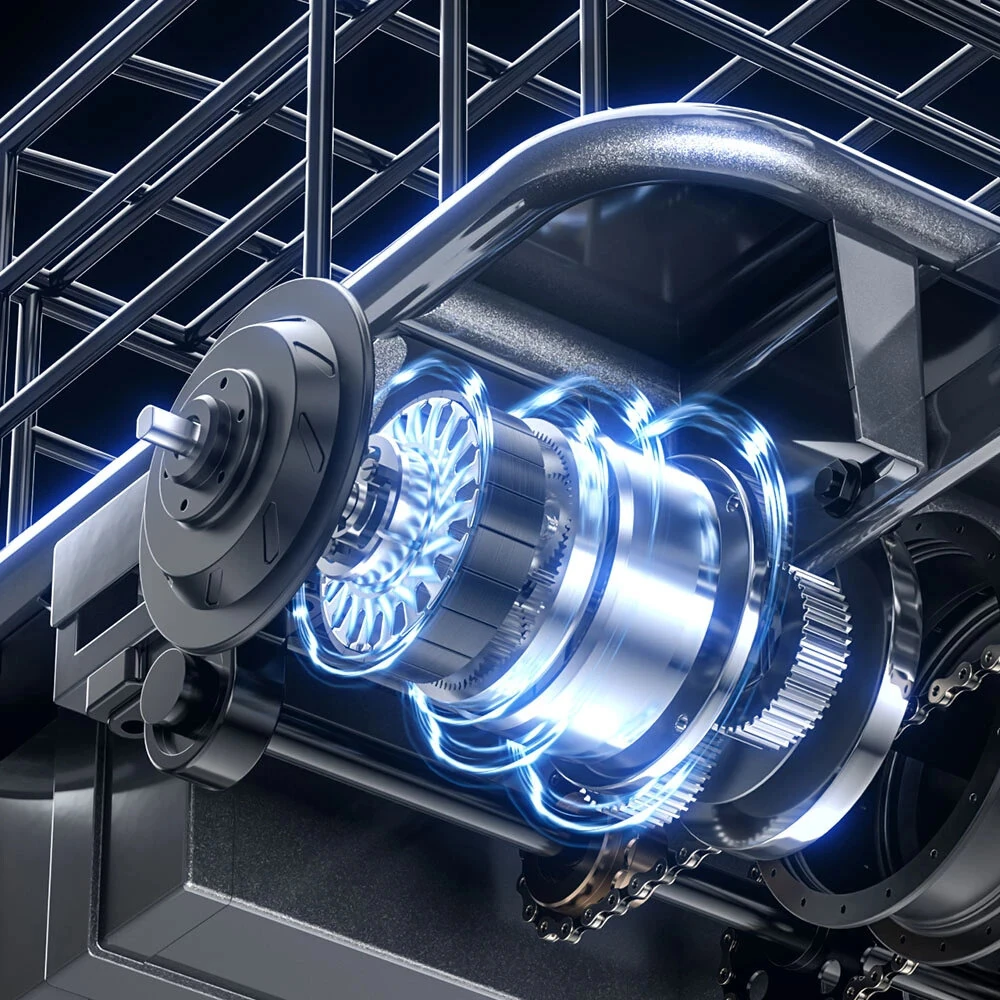 [EU DIRECT] CYSUM T1 Pro Electric Tricycle 48V 22Ah Battery 250W Motor Top Speed 25KM/H 16inch Tires 120-150KM Mileage Range 150KG Max Load Folding Electric Bike