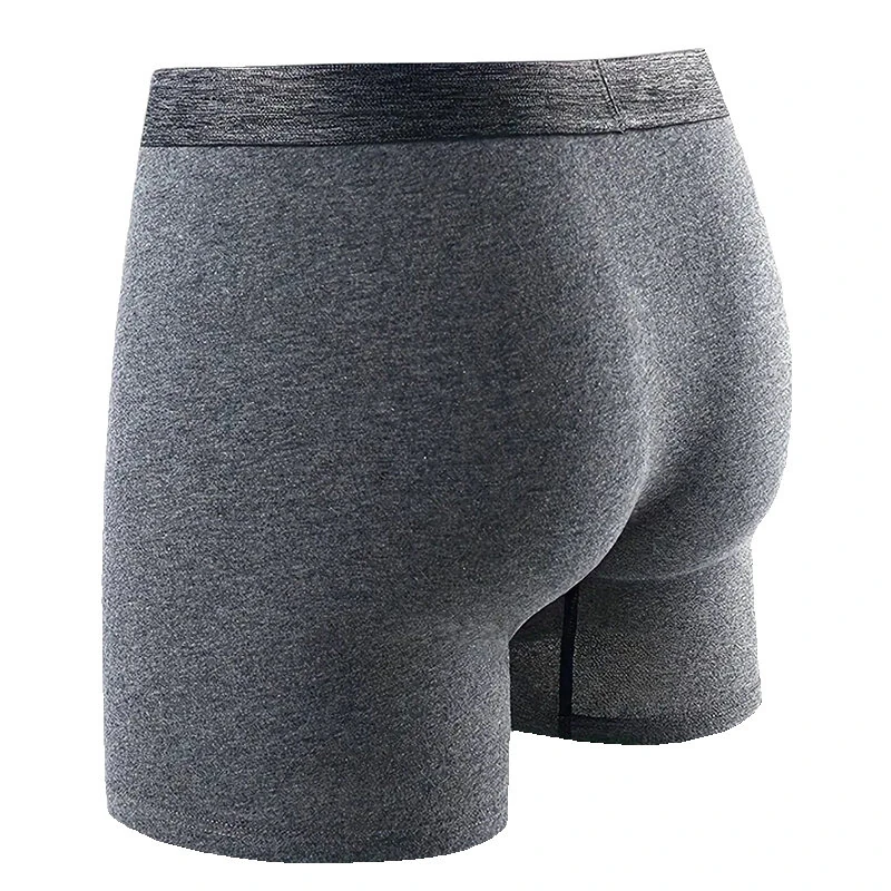 4pcs Cotton Comfy Long Style Men's Underwear Set Anti-wear Legs Comfortable Breathable Sports Boxer Briefs Set Underwear Not Easy To Strangle Underpants Set