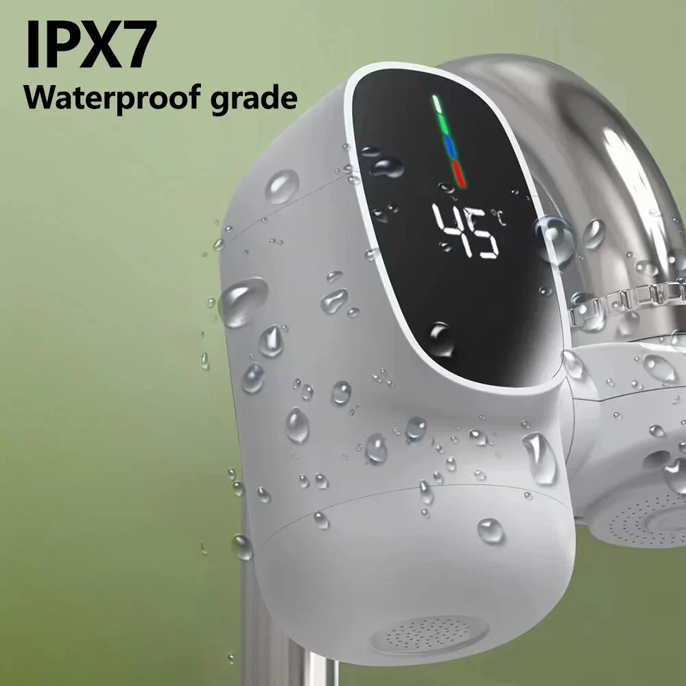 Instant Hot Water Tap Digital Display  Instant Electric Water Heater Kitchen Faucet Adapter Fast Heating Digital Display Bathroom Accessories