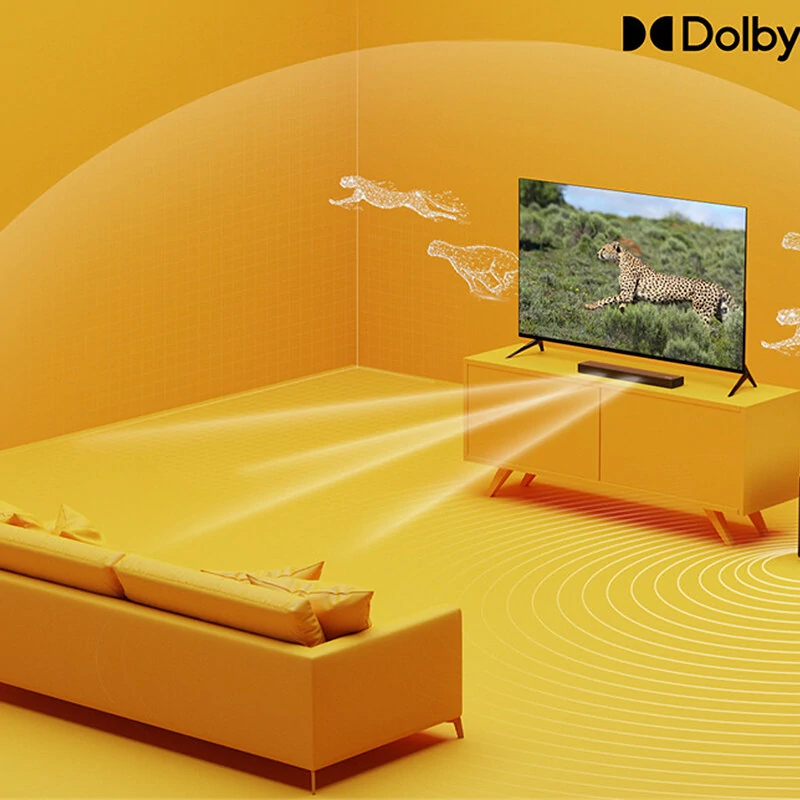 Ultimea Nova S50 BT5.3 Soundbar 2.1 Channels Subwoofer 5.25'' Speaker Dolby Atmos HD eARC Bass 3D Surround 3 EQ Modes Wired Desktop Speaker