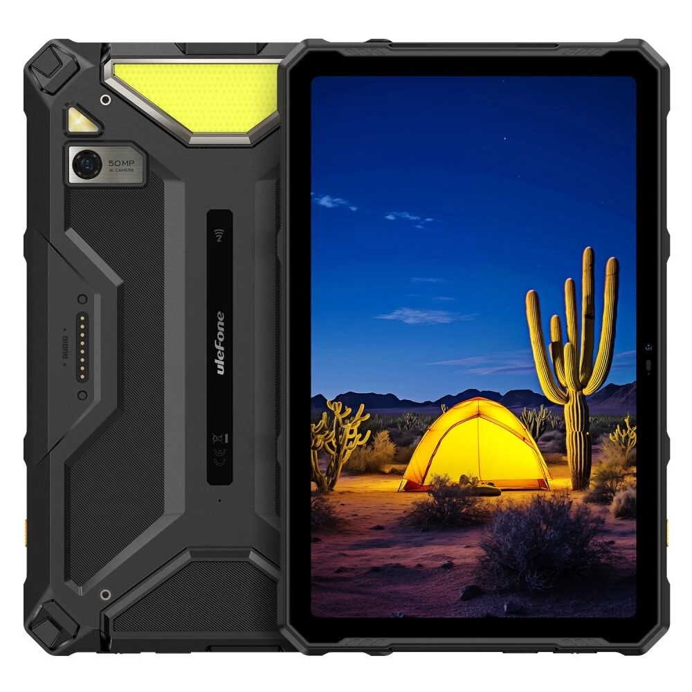 Ulefone Armor Pad 4 Ultra Without Thermal lmaging Version MediaTek Dimensity 6300 5G 8GB LPDDR4X +8GB virtual RAM 256GB ROM 10.36 Inch 2K Screen 32MP+50MP Camera IP68/IP69K Android 14 5G Rugged Tablet PC