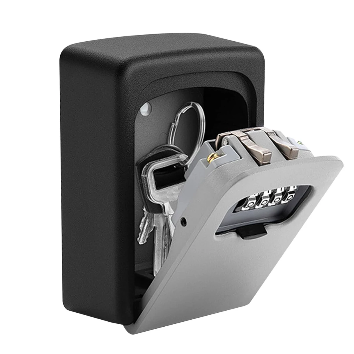 Wall Mounted Key Box Key Safe Key Cabinet for Outdoor Use with Key Storage Safe Waterproof Box with Key Lock for Home Garage