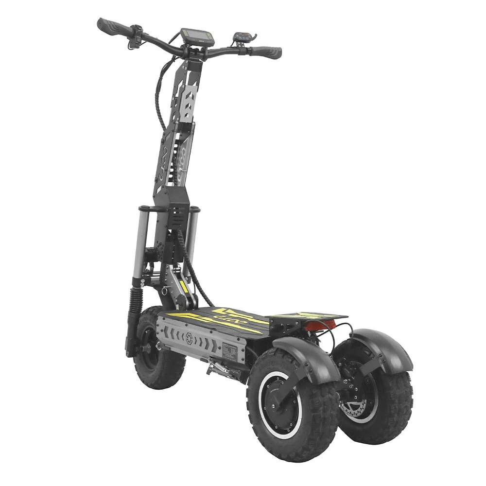 [EU DIRECT] OOTD T30 Electric Tricycle 60V 31.2Ah Battery 1600W*2 Dual Motors 13inches Tires 90-100KM Max Mileage 200KG Max Load Folding Electric Scooter