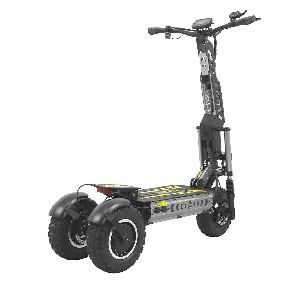 [EU DIRECT] OOTD T30 Electric Tricycle 60V 31.2Ah Battery 1600W*2 Dual Motors 13inches Tires 90-100KM Max Mileage 200KG Max Load Folding Electric Scooter