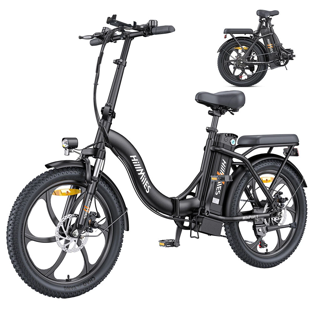 [EU DIRECT] HillMiles MilePort 1 Electric Bike 36V 13AH 250W Motor Recommended Top Speed 25KM/H 20inch Tire 80-100KM Max Mileage 120KG Max Load Electric Bicycle  ENGWE