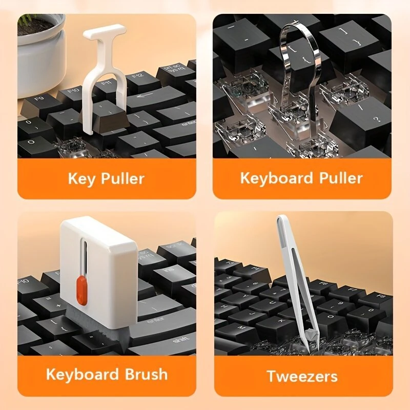 32 In 1 Cleaning Brush Set Multi-function Keyboard Earplugs PC Laptop Phone Headset Camera Cleaner Cleaning Brush Kit