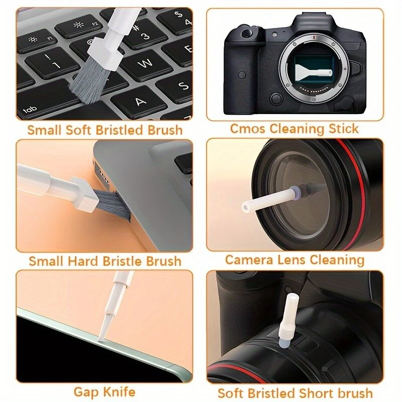 32 In 1 Cleaning Brush Set Multi-function Keyboard Earplugs PC Laptop Phone Headset Camera Cleaner Cleaning Brush Kit