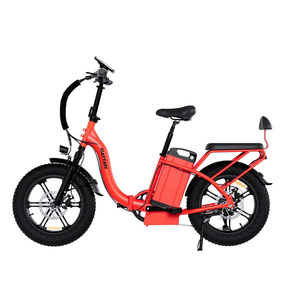 RATTAN LF ULTRA Electric Bike 48V 40.5AH Battery 750W Motor Recommended Top Speed 25KM/H 20 Inch Tire Electric Bicycle 80 KM Mileage Range Max Load 120KG