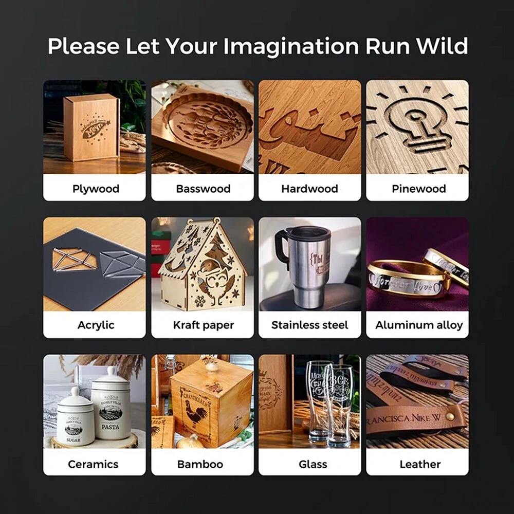 [EU/US/BR Direct] LONGER RAY5 10W Laser Engraver 0.06x0.06mm Laser Spot Air Assist Touch Screen Offline Carving 32-Bit Chipset WiFi Connection Working Area 400x400mm