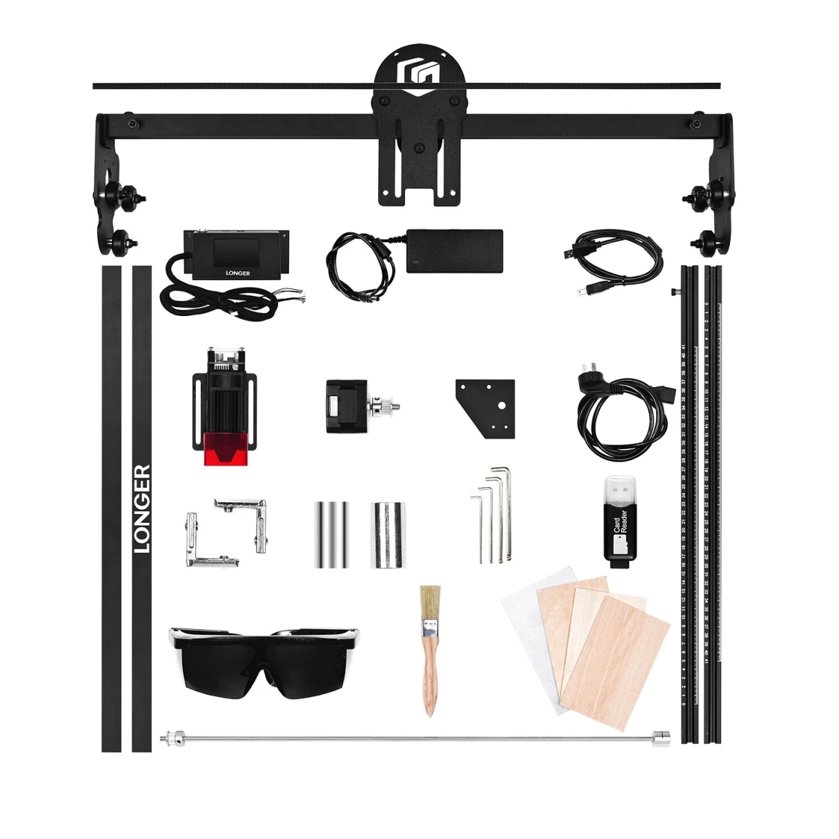 [EU/US/BR Direct] LONGER RAY5 10W Laser Engraver 0.06x0.06mm Laser Spot Air Assist Touch Screen Offline Carving 32-Bit Chipset WiFi Connection Working Area 400x400mm