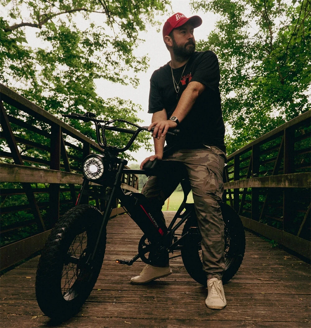 [EU Direct] Macfox X1S Electric Bike 48V 10.4Ah Battery 250W Motor Top Speed 25KM/H 20*4.0inches Tires 61KM Max Mileage 140KG Max Load