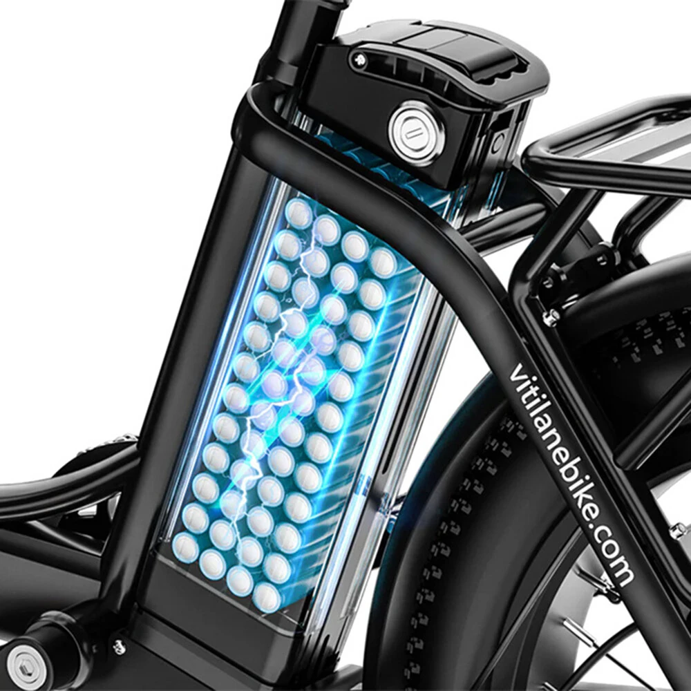 [EU DIRECT] Vitilan U3 Electric Bike 48V 13Ah Battery 750W Motor Recommended Top Speed 25KM/H 20inch Tires 48-70KM Max Mileage 150KG Max Load Folding Electric Bicycle